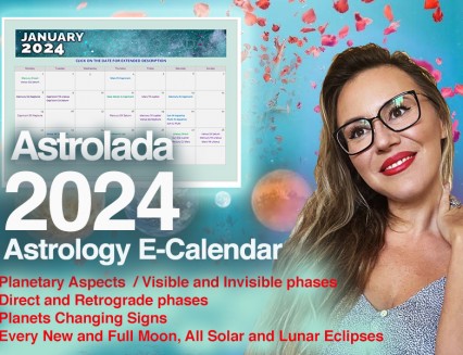 NEW 2024 Astrology E-Calendar