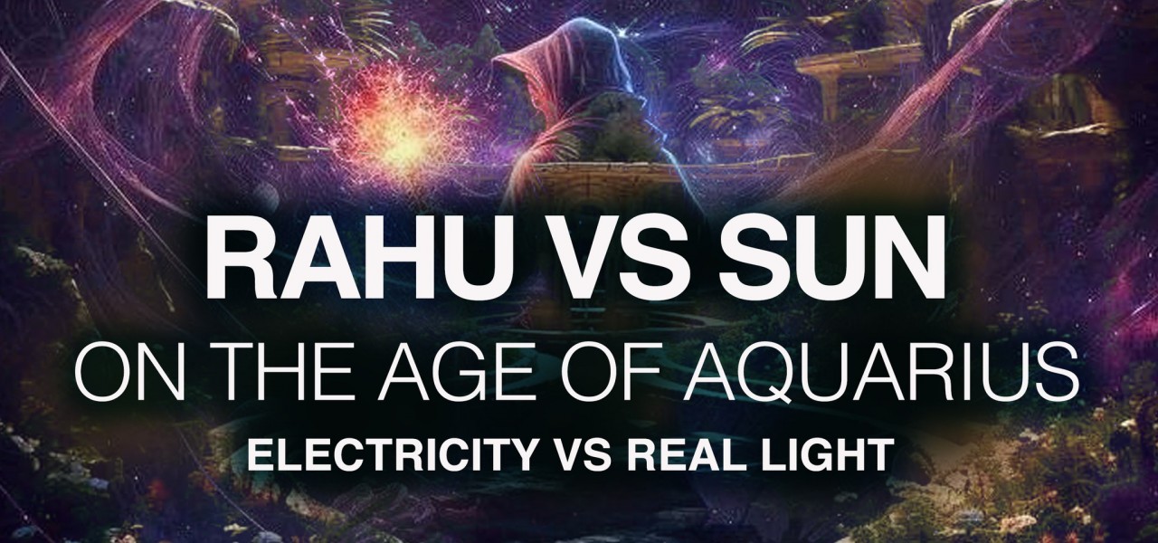 Rahu is Ahriman, Sun is Christ